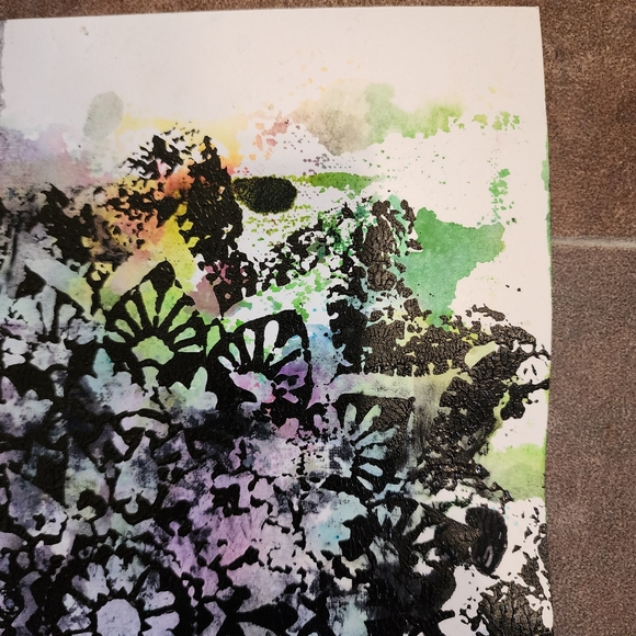 HANDCRAFTED Abstract Frame Painting HANDPAINTED Artwork HANDMADE Wall Art Decor - Picture 12 of 17